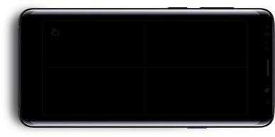 Galaxy S9 or S9+ with a spreadsheet on-screen sliding onto Samsung DeX Pad in front of a Samsung monitor