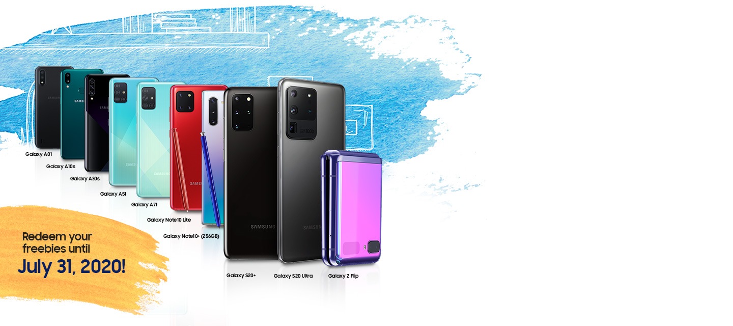 Enjoy freebies as much as ₱5,990 when you avail a Galaxy device with Smart Postpaid Plan