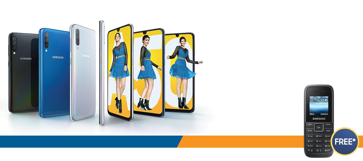 FREE Eider B105e when you buy a Galaxy A50 or A30