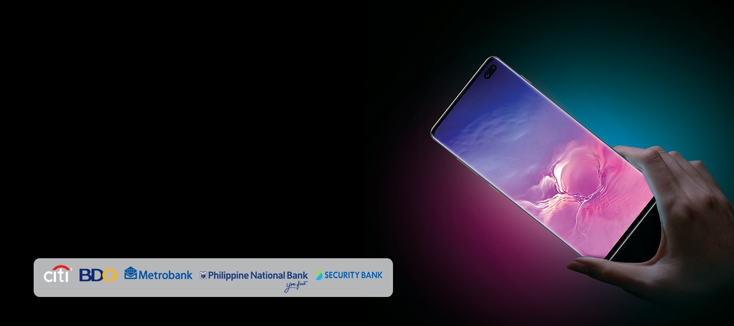 Get the Galaxy S10 via credit card straight payment for P4,000 cashback