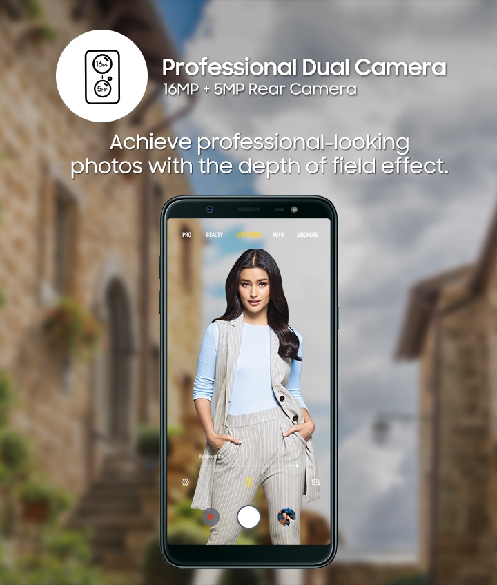 Galaxy J8 - Professional Dual Camera