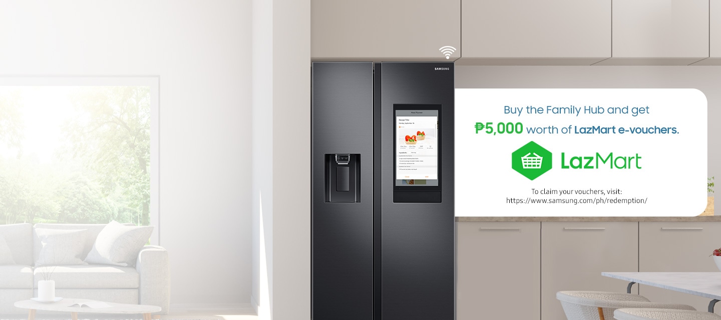Manage your food and your home with Samsung's first smart refrigerator. Stay updated, connected, and entertained right at your own kitchen.