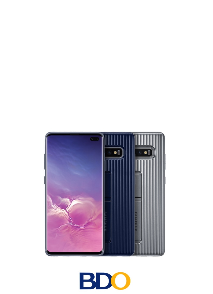Galaxy S10 with Standing Protective Covers