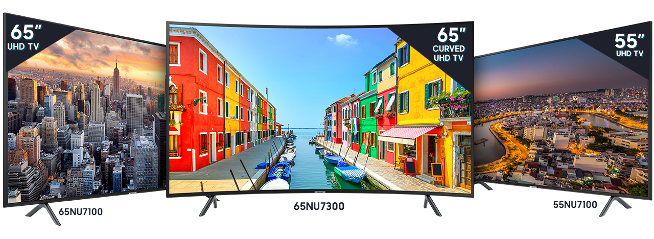 Image of 65” QLED TV,