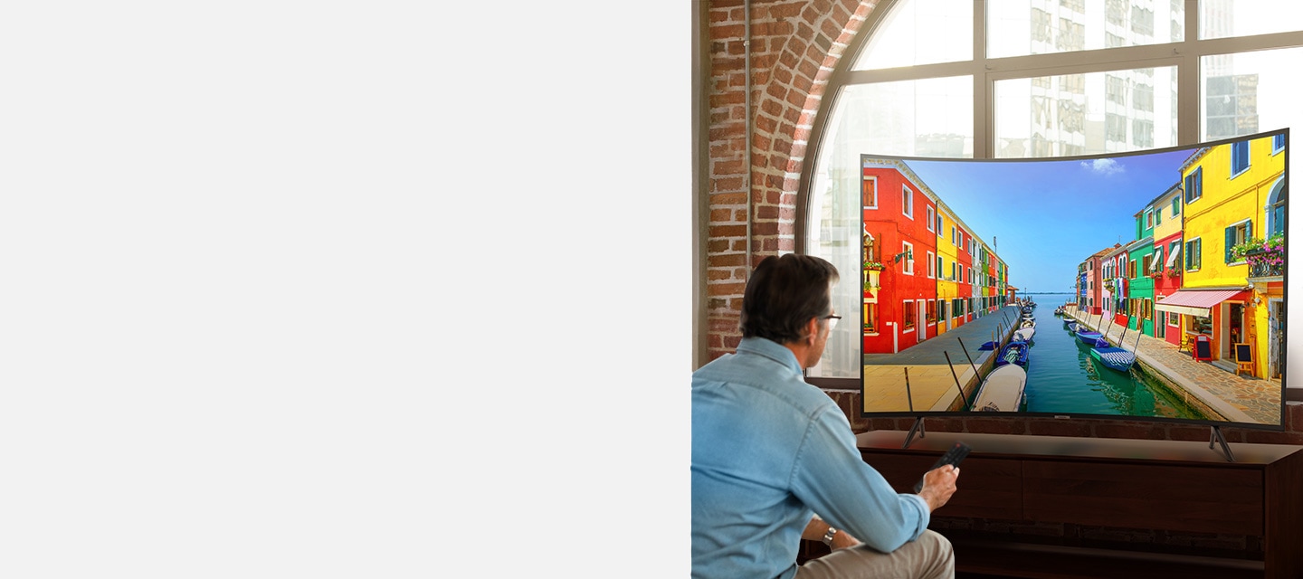Watch it big. Feel the detail. Get up to 40% off on select Samsung UHD TVs.