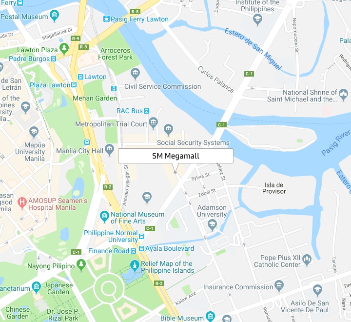 map of samsung experience store sm megamall