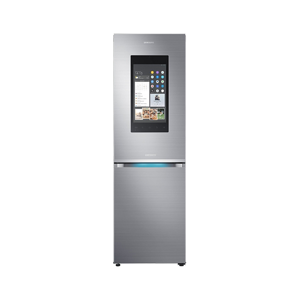 Family Hub - lodówka Samsung w kolorze srebrnym RB38M7998S4 550 l dostępna w promocji Samsung 1000 zł do frisco.pl