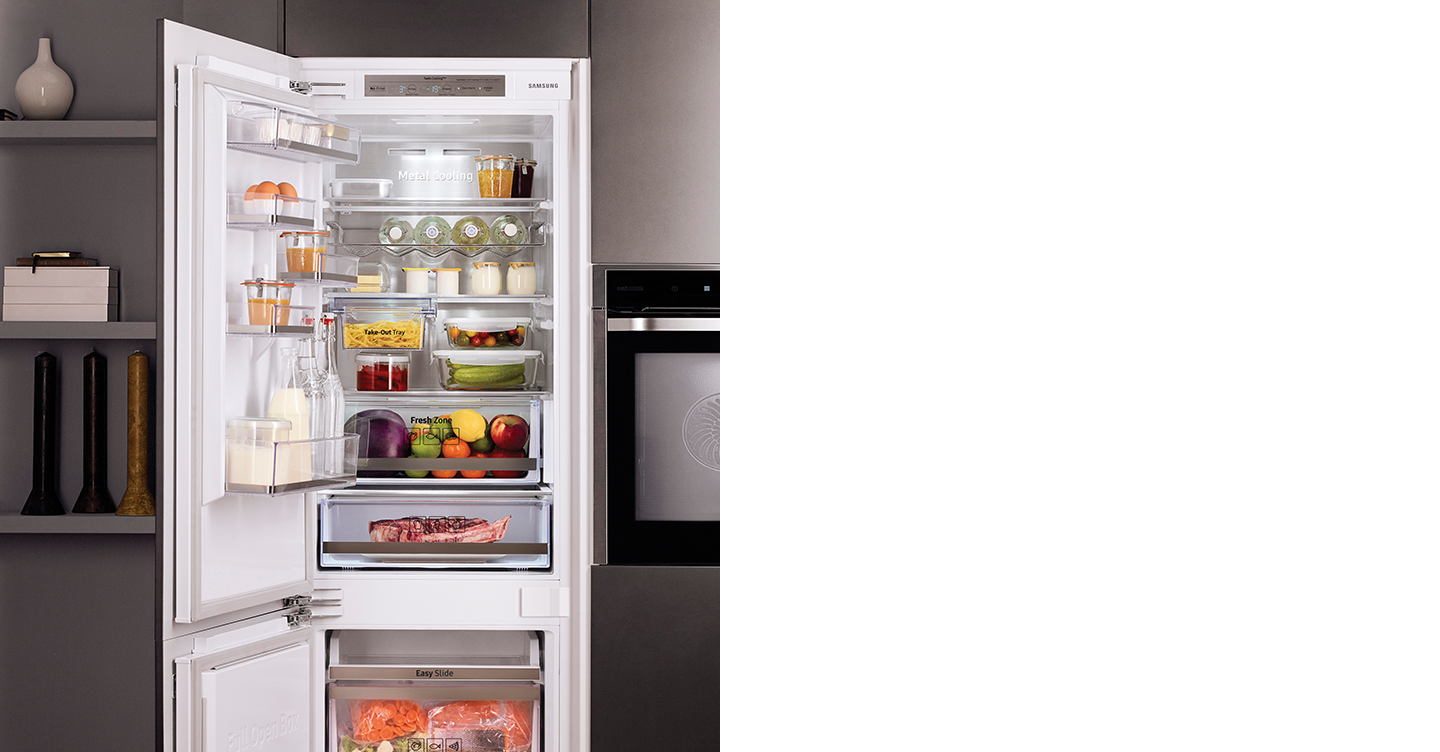 Lodówki do zabudowy Samsung z technologią Twin Cooling