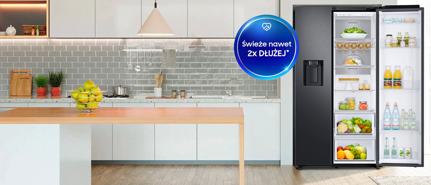 Poznaj technologie i rozwiązania zastosowane w lodówkach Samsung dbające o jakość i higienę przechowywanych w nich produktów