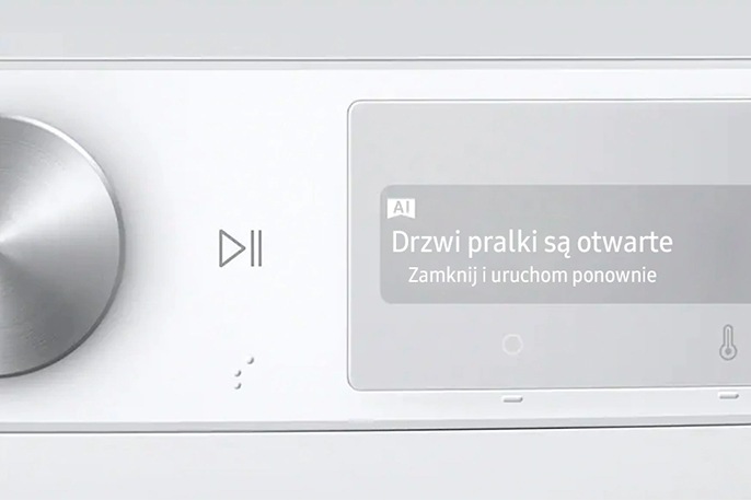 Najnowsze pralki i suszarki Samsung wyposażono w panel AI Control, który zapamięta Twoje ustawienie i zarekomenduje najlepsze programy dla Twoich ubrań