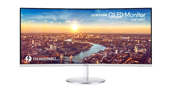 Zakrzywiony monitor Samsung QLED 34" LC34J791 - kup i zyskaj ochronę Pixel Guard!