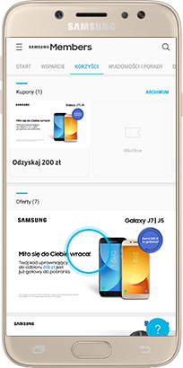 Naciśnij na baner promocyjny