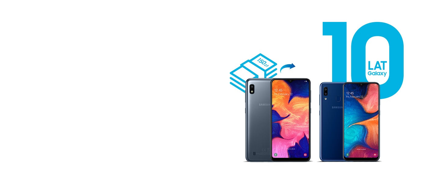 Promocja Samsung - kup smartfon Galaxy A10 lub Galaxy A20e, a otrzymasz 150 złotych premii w gotówce do odbioru w bankomacie!