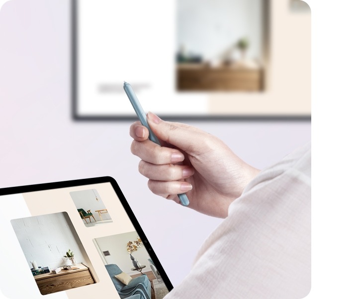 Za pomocą rysika z Bluetooth masz możliwość zdalnego sterowania tabletem Galaxy Tab S6 dzięki przyciskowi S Pen