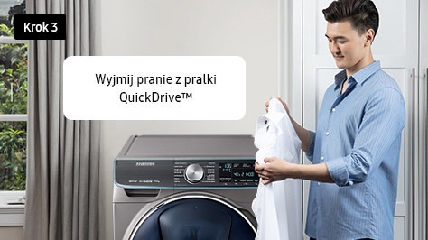 3. Wyjmij pranie z pralki QuickDrive™