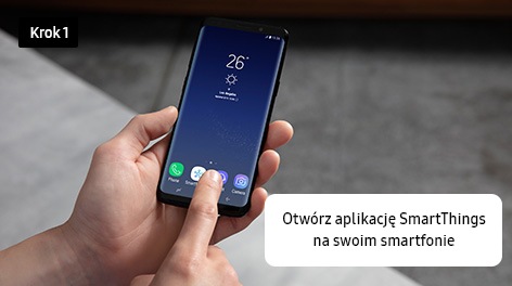 1. Steruj telewizorem za pomocą smartfona - Krok 1. Otwórz aplikację SmartThings na swoim smartfonie