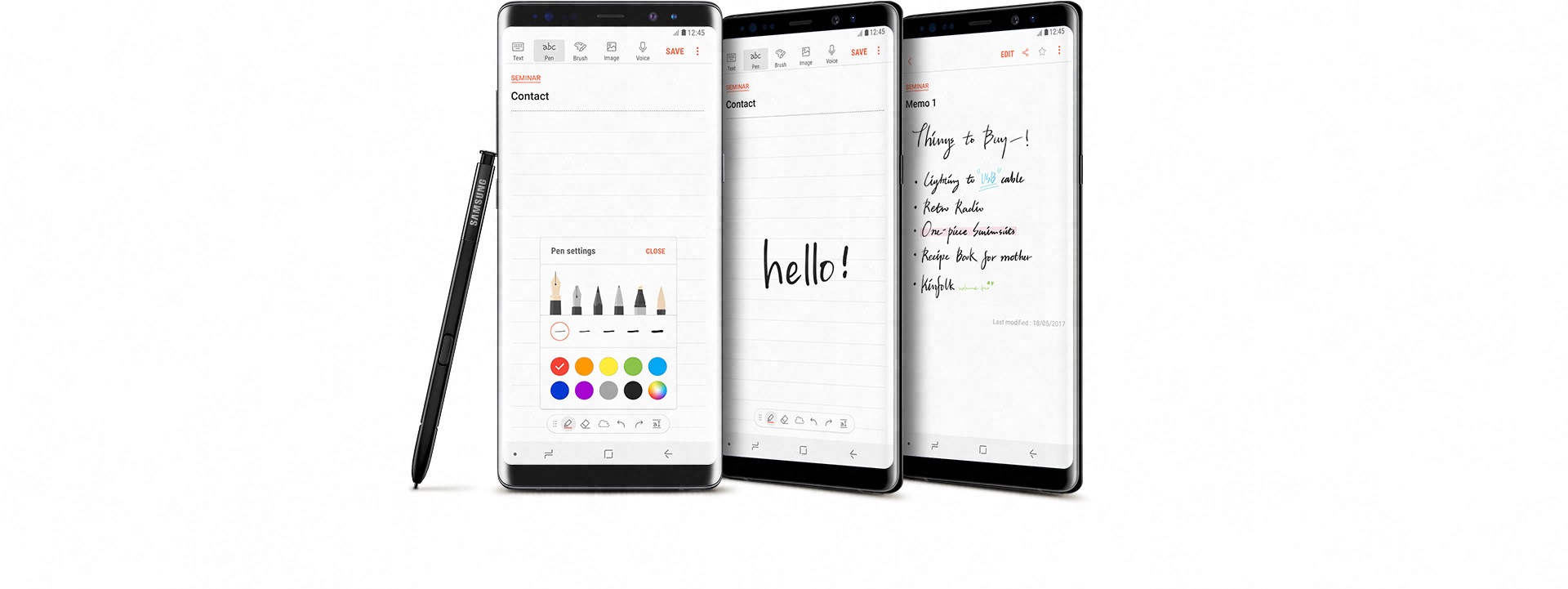 Dzięki Samsung Notes w smartfonach Galaxy nie musisz nosić notesu ze sobą - masz go zawsze w swoim telefonie!