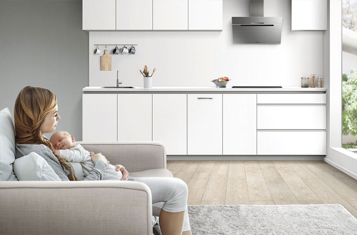 Poznaj ciche zmywarki Samsung - dzięki silnikowi Digital Inverter generują zaledwie 40 decybeli