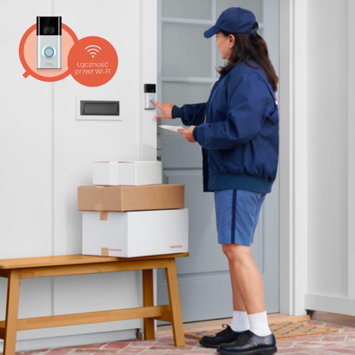Nagrodą w najnowszej promocji jest wideodomofon Ring Video Doorbell II, który łatwo połączysz ze swoją nową multimedialną lodówką Samsung Family Hub, smartfonem czy tabletem. Stwórz własny smart home z urządzeniami Samsung!