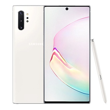 Galaxy Note10 Plus w promocji na smartfony Samsung - kup Note10+ w kolorze Aura white 256 GB i odbierz do 500 zł w bankomacie