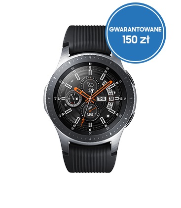 Smartwatch Galaxy Watch 46 mm objęty promocją Samsung - Wymień zegarek Galaxy Watch 46 mm i odbierz 150 złotych