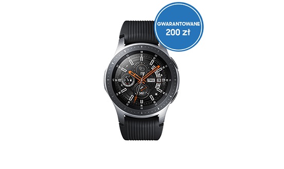 Smartwatch Galaxy Watch 46 mm objęty promocją Samsung - Wymień zegarek Galaxy Watch 46 mm i odbierz 150 złotych