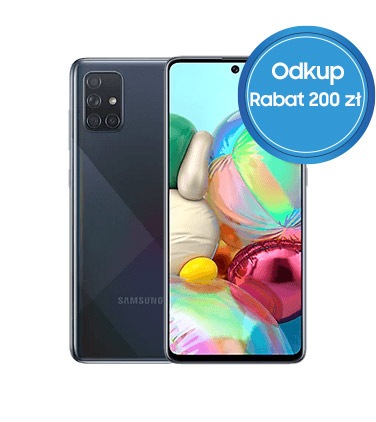 Weź udział w promocji Samsung - Odkup! Wymień stare urządzenie na nowe i odbierz rabat 300 zł na Samsung Galaxy A71!