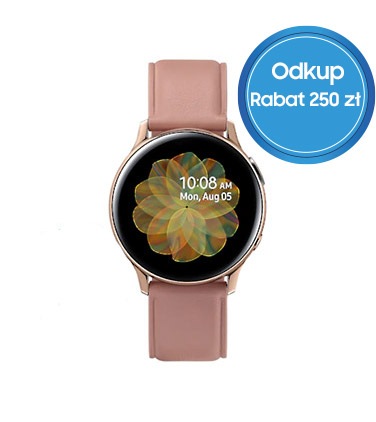 Weź udział w promocji Samsung - Odkup! Wymień stare urządzenie na nowe i odbierz rabat 300 zł na smartwatch Samsung Galaxy Watch Active2 LTE 40mm!