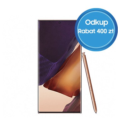 Weź udział w promocji Samsung - Odkup! Wymień stare urządzenie na nowe i odbierz rabat 500 zł na Samsung Galaxy Note20 Ultra!