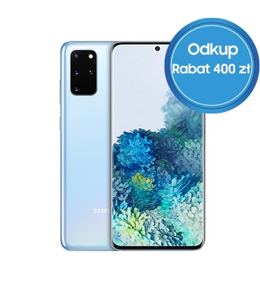 Weź udział w promocji Samsung - Odkup! Wymień stare urządzenie na nowe i odbierz rabat 400 zł na smartfon Samsung Galaxy S20+ 5G!