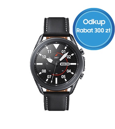 Weź udział w promocji Samsung - Odkup! Wymień stare urządzenie na nowe i odbierz rabat 300 zł na zegarek Samsung Galaxy Watch3 LTE (45mm)!