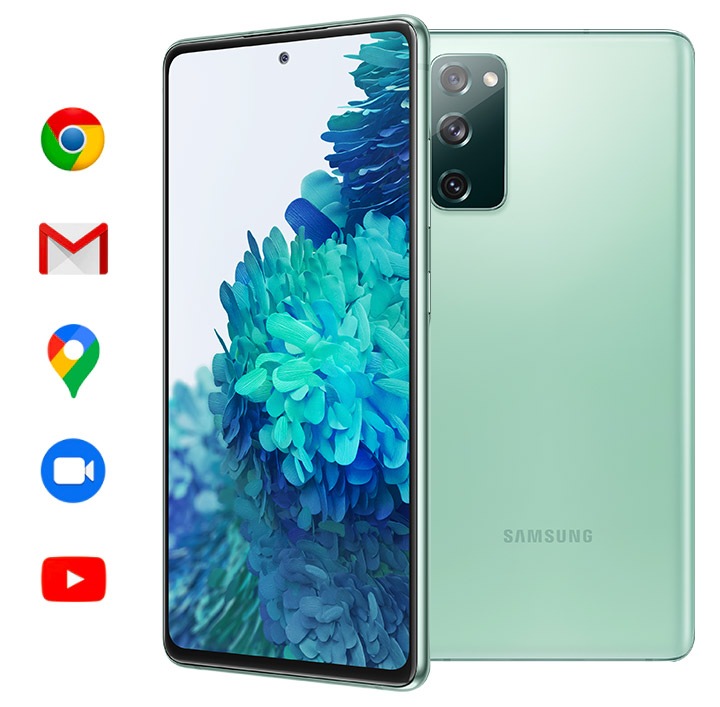 Wybierz smartfony Galaxy od marki Samsung i ciesz się łatwym dostępem do aplikacji Google, w tym mapy Google, Gmail, Google Duo czy YouTube Premium