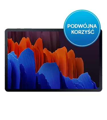 Kupując nowy tablet Galaxy Tab S7+ 5G otrzymasz za darmo bezprzewodowe słuchawki Samsung Galaxy Buds+!