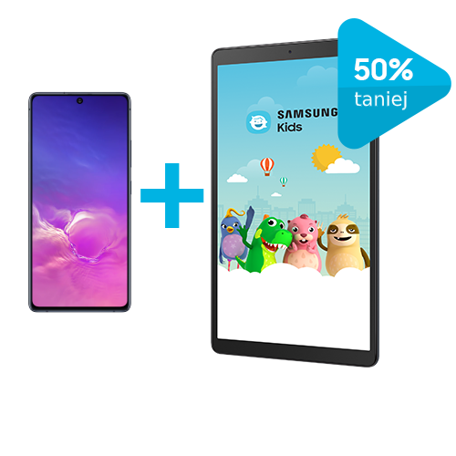 Skorzystaj z promocji Samsung i przy zakupie Galaxy S10 Lite kup o połowę taniej tablet Galaxy Tab A 10.1 WiFi!