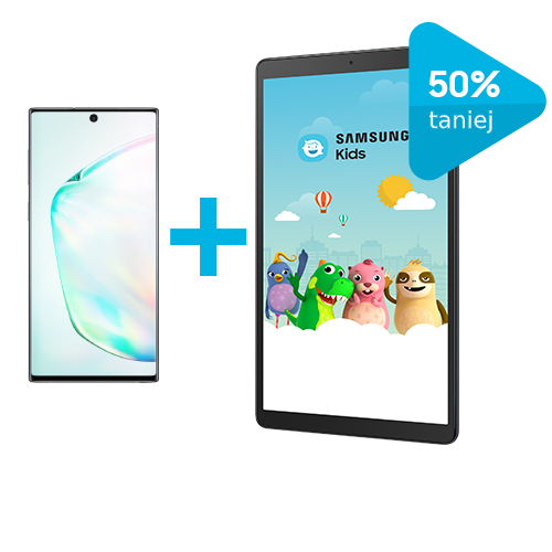 Kupując smartfon Samsung Galaxy Note10 Lite skorzystaj z promocji i kup tablet Galaxy Tab A 10.01 WiFi aż o 50% taniej!