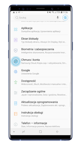 Chmura I konta