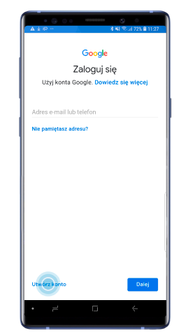 Utwórz konto