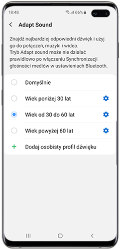 Wybierz odpowiednia kategorię wiekowa