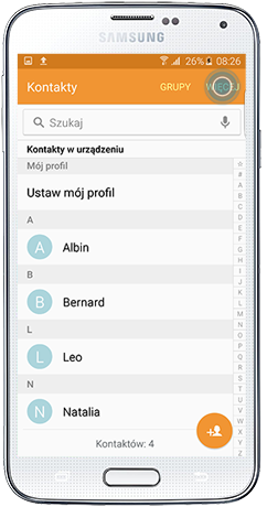 Wybierz przycisk Więcej opcji