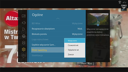 Wybrać jedną z czterech opcji