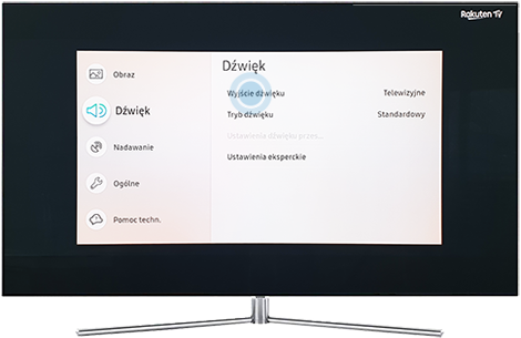Wybierz wyjście dźwięku na telewizorze QLED