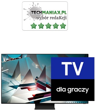 Innowacyjny telewizor dla graczy Samsung QLED Q800T jest polecany przez ekspertów jako telewizor do konsoli!