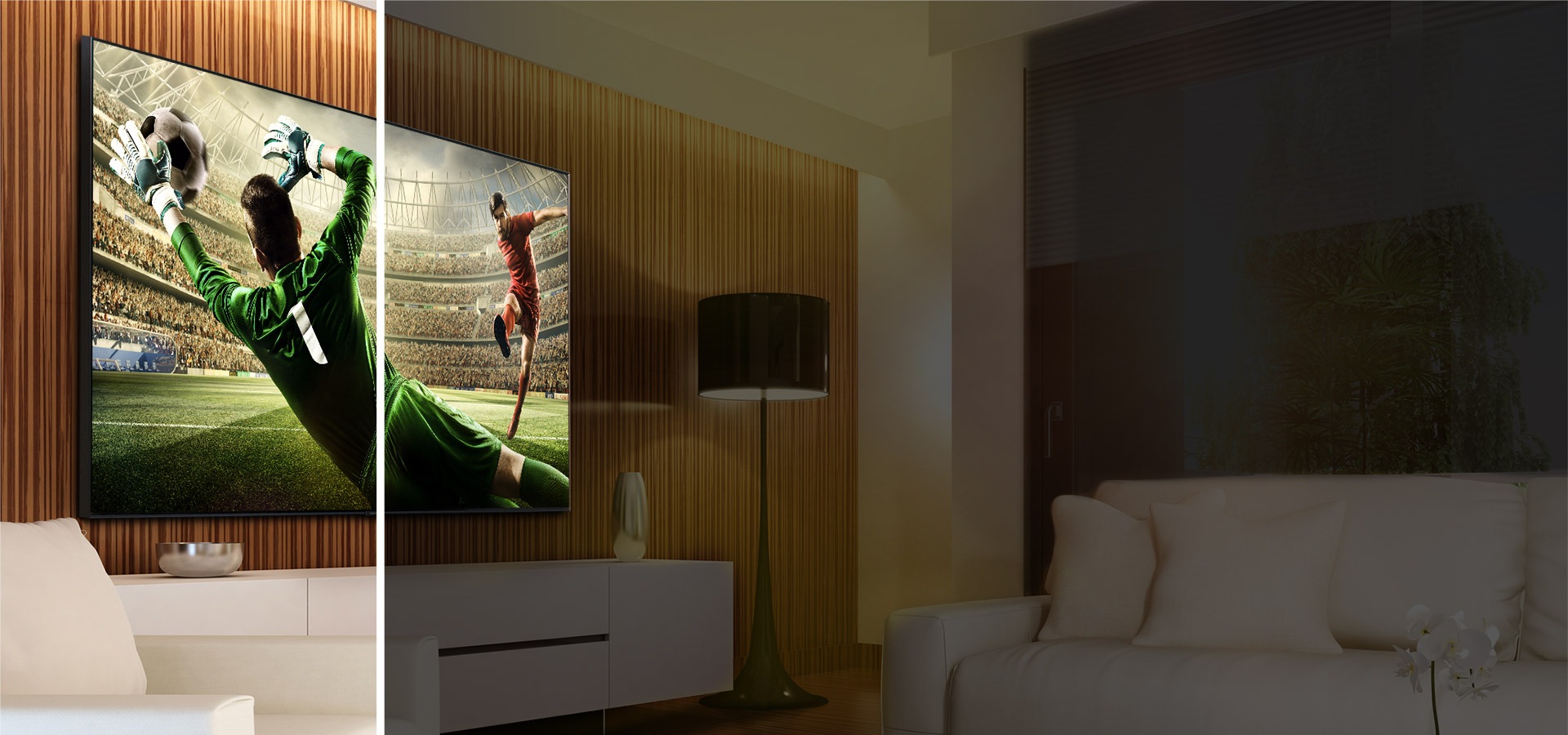 Niezależnie od pory dnia ciesz się wyraźnym obrazem dzięki Q Contrast w telewizorach Samsung QLED TV