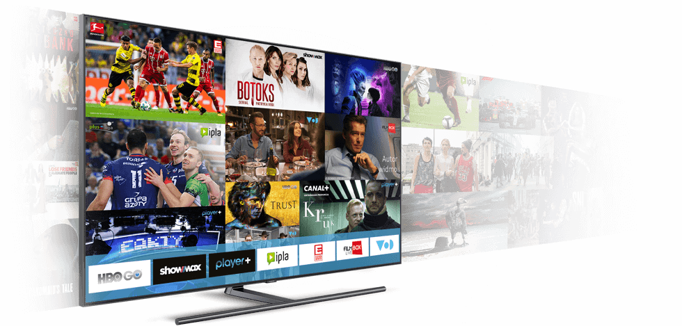 Skorzystaj z promocji Samsung Start Pack. Kup najnowszy QLED TV lub Samsung powyżej 65' z 2018 roku, a ulubione filmy, seriale, programy i wydarzenia sportowe otrzymasz w prezencie.