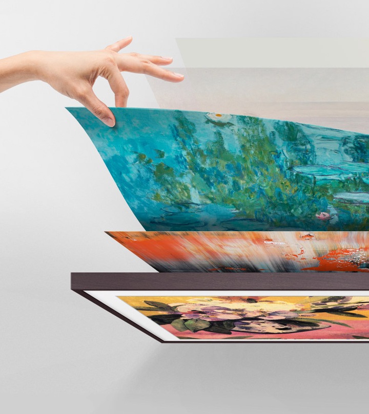 Wybieraj spośród setek dzieł sztuki i czyń je elementami wystroju dzięki telewizorowi The Frame 2019 Samsung