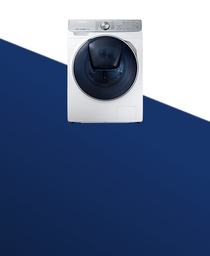 Poznaj pralki i suszarki Samsung Quick Drive, które zapewniają czyste pranie o połowę szybciej!
