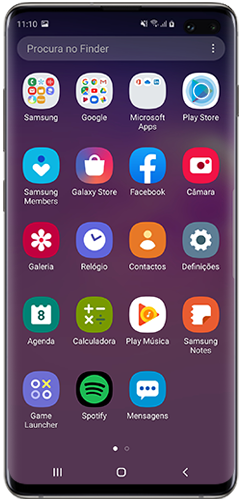 Toque em Play Store