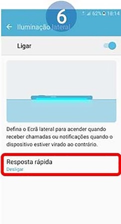 Selecione Resposta rápida