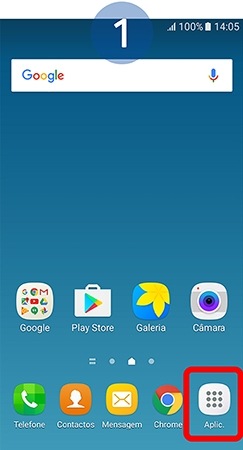Aceda ao Ecrã Aplicações