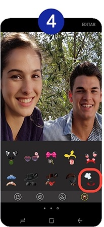 Selecione uma máscara